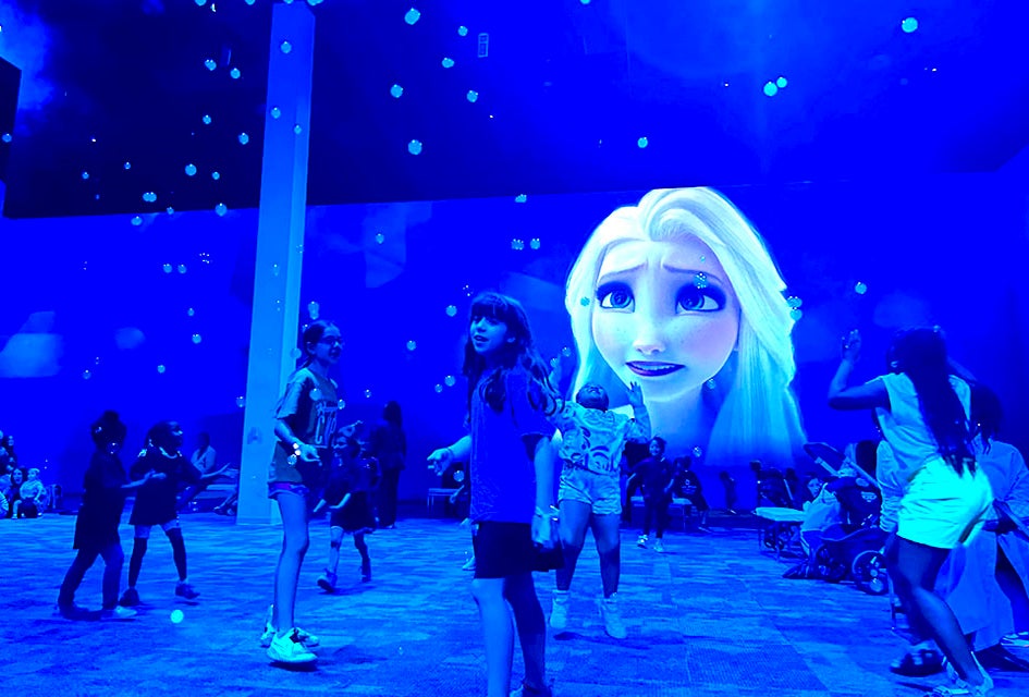 Enjoy a full sensory experience at Atlanta's Lighthouse Immersive Disney experience. Photo by Melanie Preis