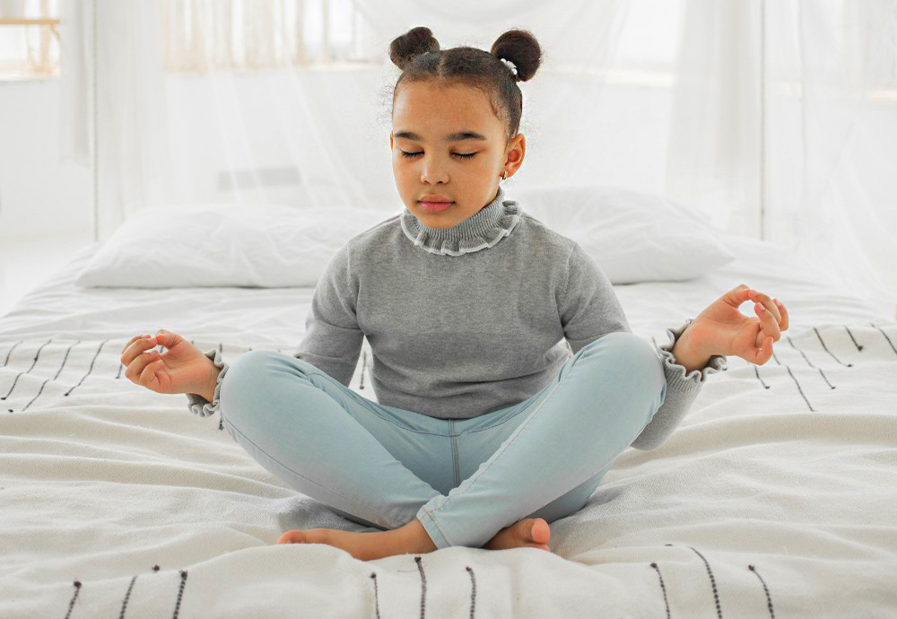 Even kids can benefit from some mindful meditation!