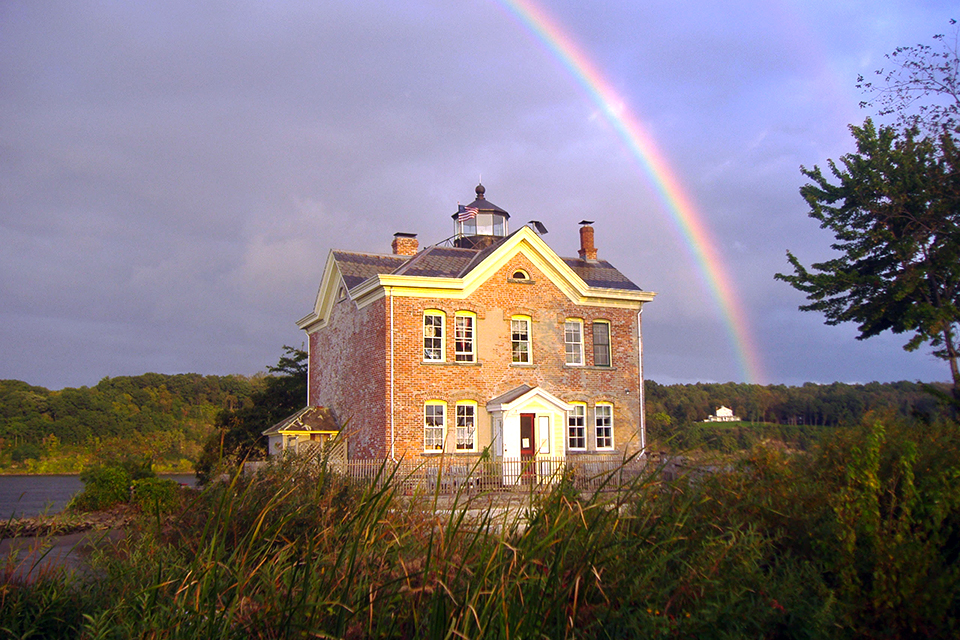 The Saugerties Lighthouse is a stunning getaway no matter the season.