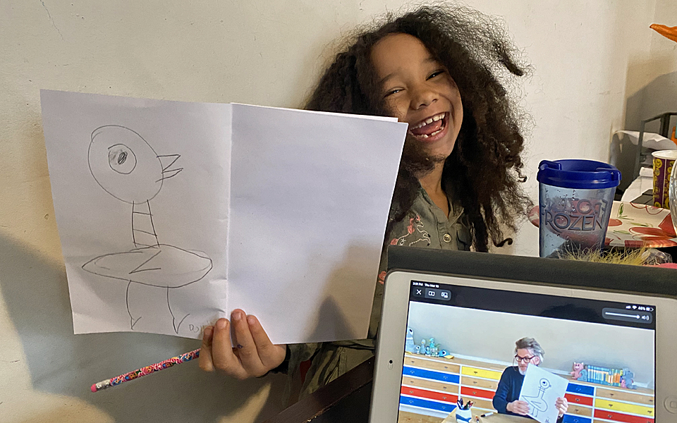 Mo Willems taught doodling to kids in New York City and beyond