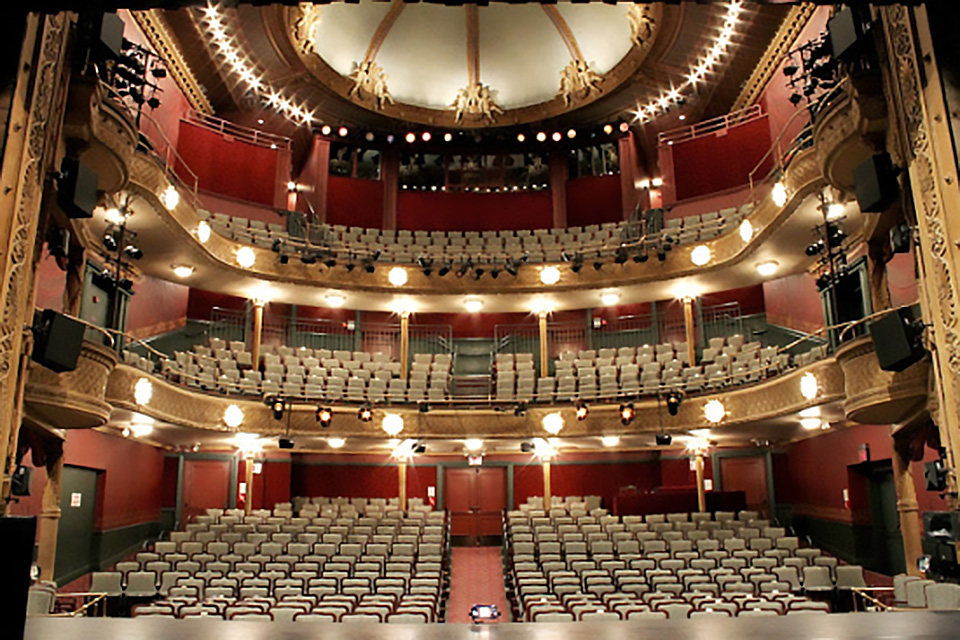 Seats will go unoccupied at the New Vic for the remainder of the spring season. Photo courtesy of the venue