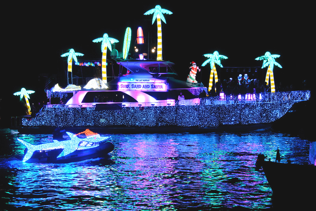 Newport Beach Holiday Boat Parade. Photo by Trent Bell