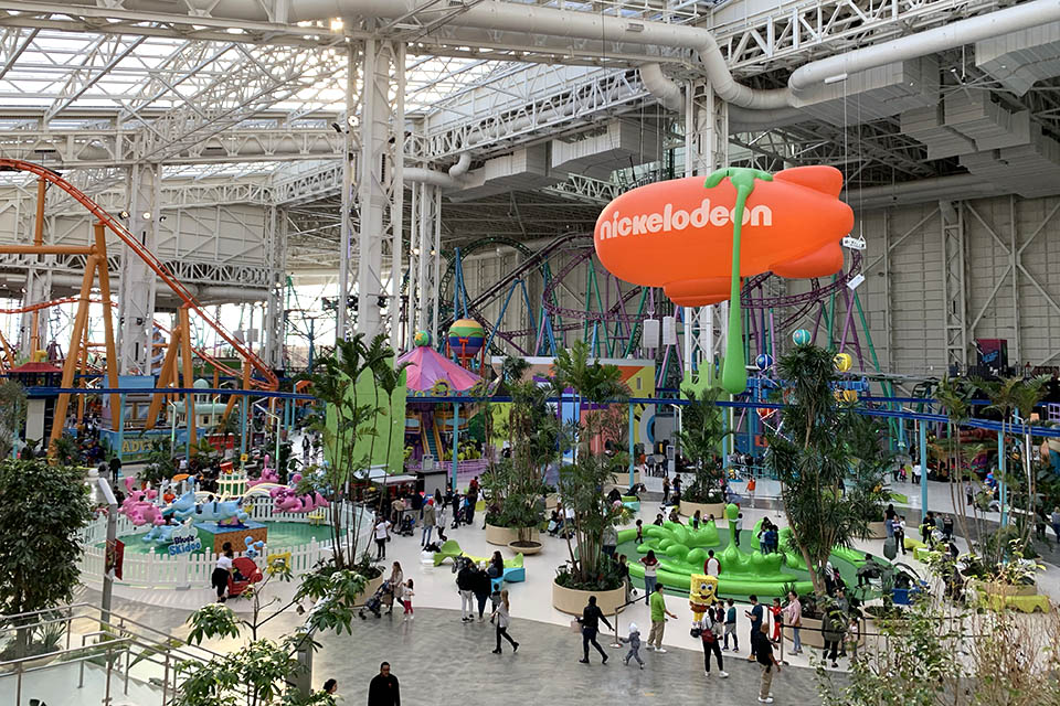 Nickelodeon Universe is one of the can't-miss destinations at American Dream Mall in East Rutherford, New Jersey. Photo courtesy of the venue