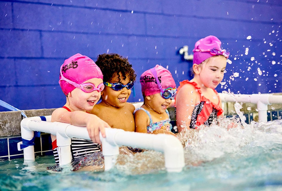 Safe Splash Swim School offers small group classes, semi-private, and private lessons. Photo courtesy of the school.