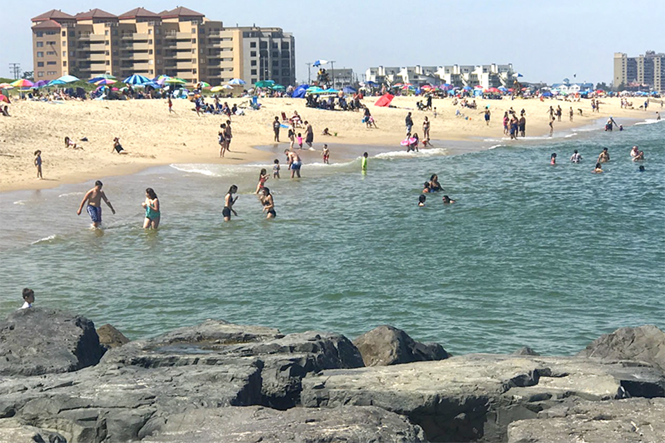 Long Branch Beach, NJ. Photo by Rose Gordon Sala