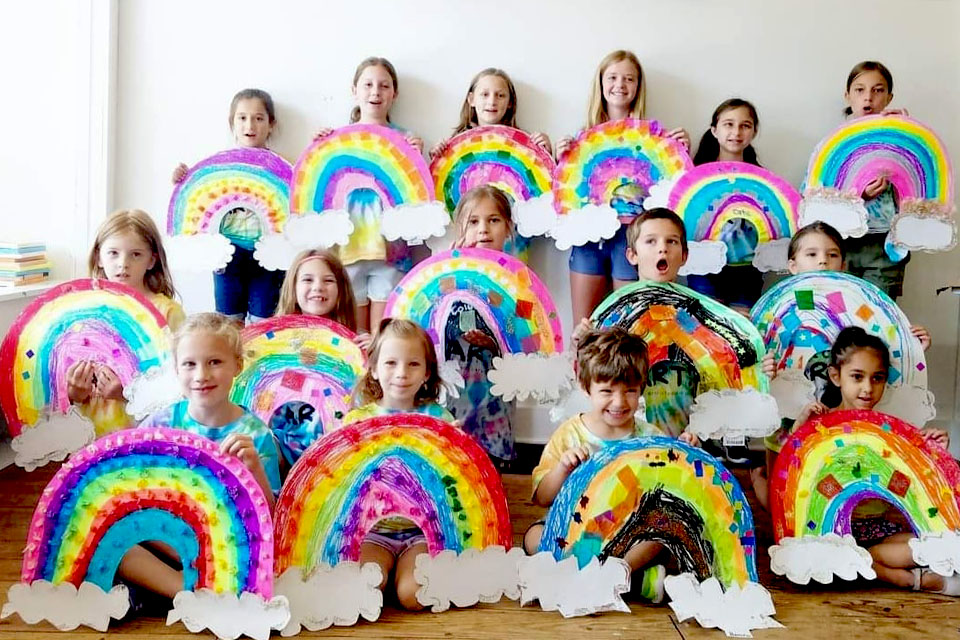 At Artsi Studio, campers learn technique and create paintings, drawings, sculptures, and more. Photo courtesy of the studio