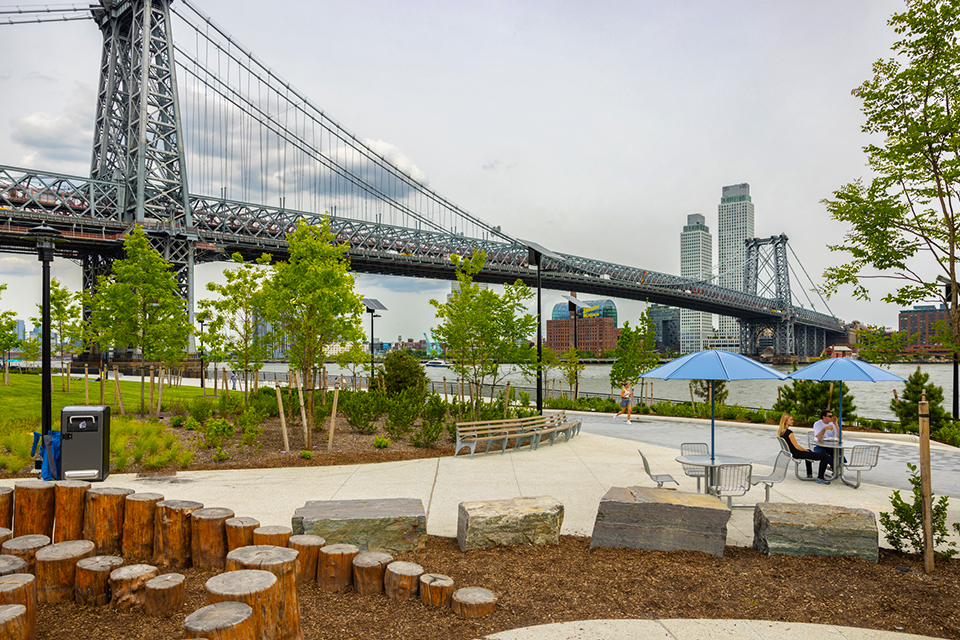 East River Park's recent renovations bring fun and function to the waterfront neighborhood.