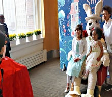 Enjoy a special photo session with the Easter Bunny plus a beautiful breakfast spread at Stella 34 Trattoria. Photo by Jody Mercier 