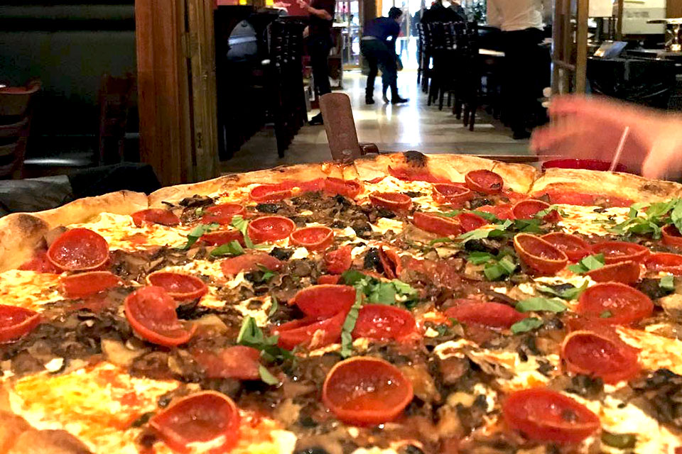 Lombardi's Pizza is as old-school as it gets in Little Italy. 