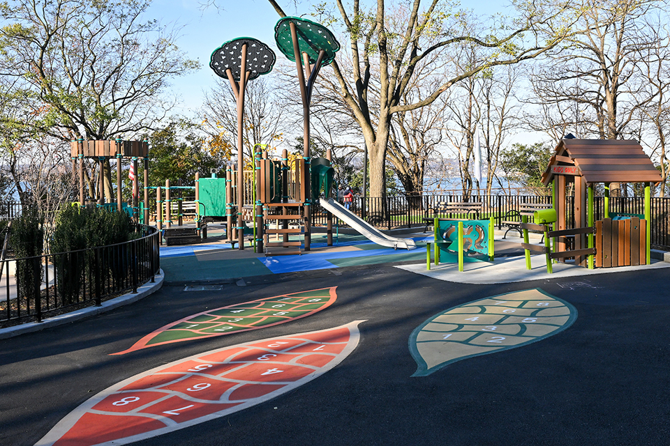 Vinland Playground got a fresh upgrade in Bay Ridge. Photo by NYC Parks/Daniel Avila 