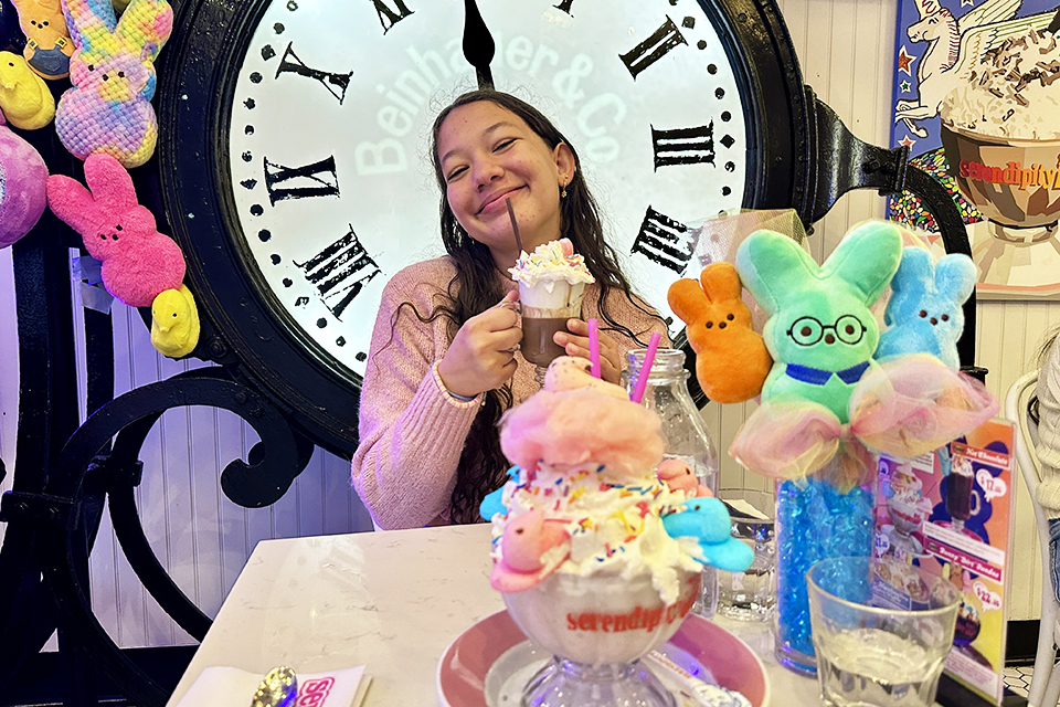 Celebrate spring with a Peeps-themed Easter brunch at Serendipity3. Photo by the author