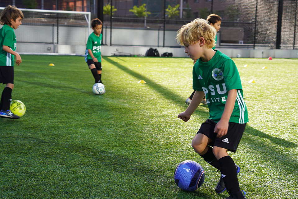From the Tot Footy program to travel teams, Park Slope United offers a wide range of soccer classes for kids. Photo courtesy of the club