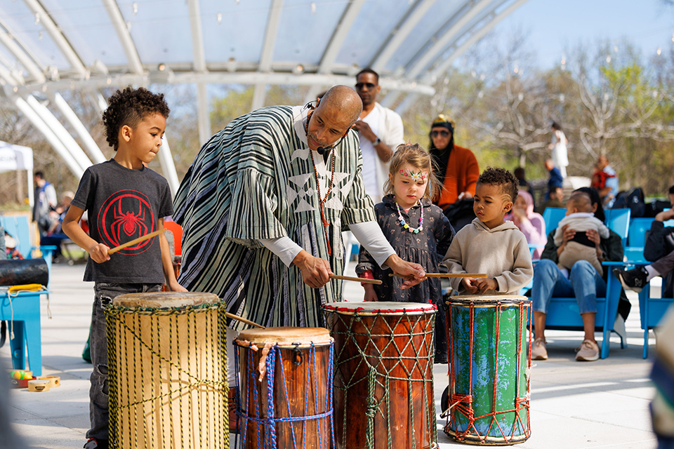 Celebrate the end of Ramadan with music, dance, food, and family-friendly activities at the Brooklyn Children's Museum. Photo by Winston Williams /courtesy of Brooklyn Children’s Museum!