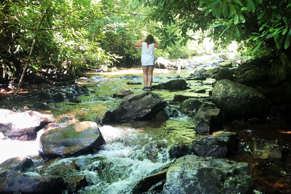 Plan a hiking trip during your visit to the Poconos for a summer weekend getaway. Photo by Ally Noel