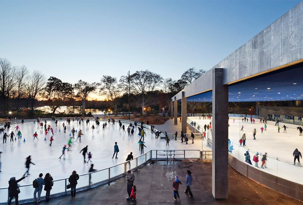 Things To Do Thanksgiving weekend in NYC; LeFrak Center at Lakeside ice skating rink