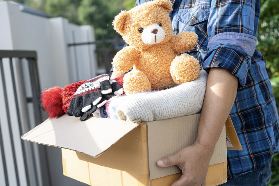 Multiple charities in NYC allow families to donate clothes and toys 