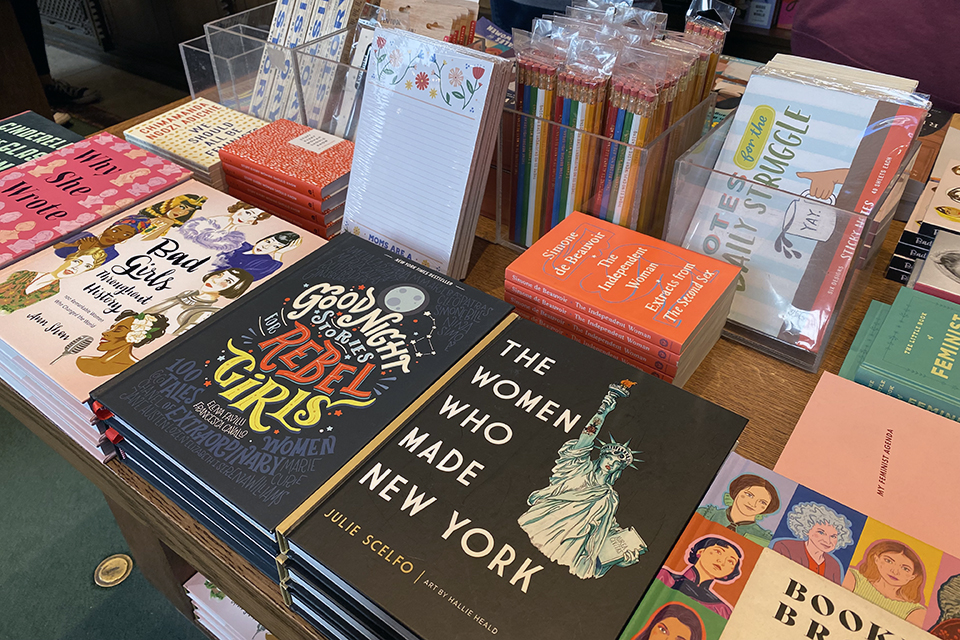 While the NYPL's Main Branch doesn't carry a circulating collection anymore, you can grab a book to take home from its well-stocked store.