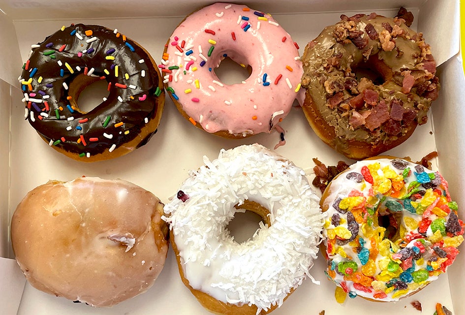 Take a box of deliciousness to-go from Donut King. 