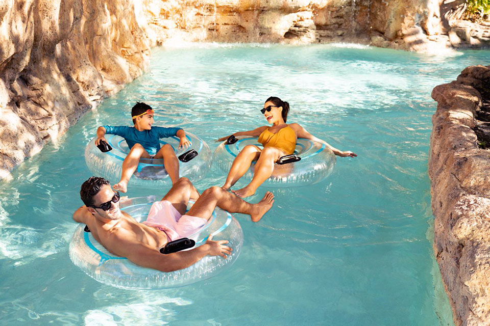 The JW Marriott Grande Lakes features a newly renovated water park, including the refreshing lazy river. Photo courtesy of JW Marriott Grande Lakes