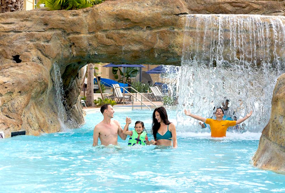 Cypress Springs Water Park at Gaylord Palms Resort has the perfect lazy river for families to enjoy together. Photo courtesy of the resort 