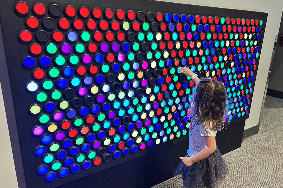 Splash, climb, tinker, and explore your way through Orlando Science Center's family-favorite exhibit, KidsTown. Photo by the author