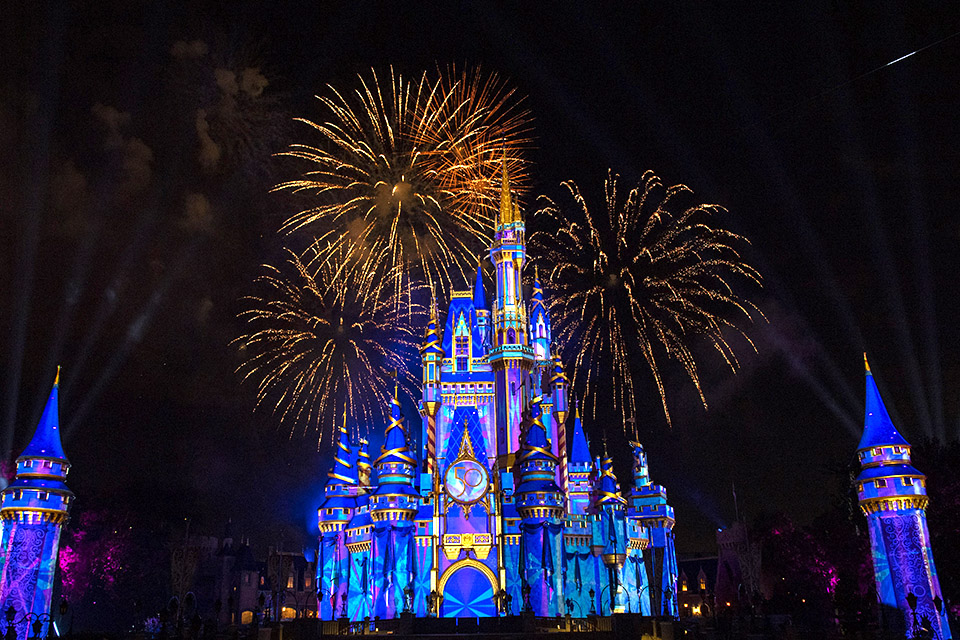 Start 2025 off with epic New Year's fireworks at the Magic Kingdom. Photo courtesy of Disney