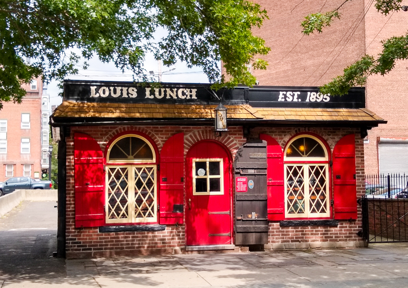 Photo of Louis Lunch restaurant in New Haven-Visiting Connecticut with Kids