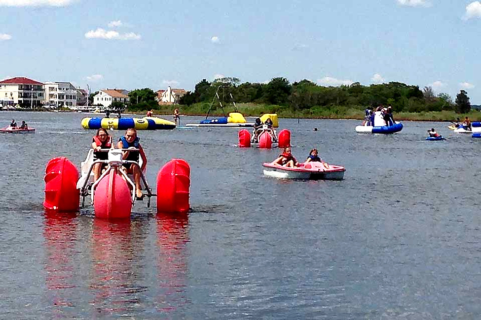 Try the Aqua Trike at Pedals and Paddles in Seaside Heights for something new. Photo courtesy the venue