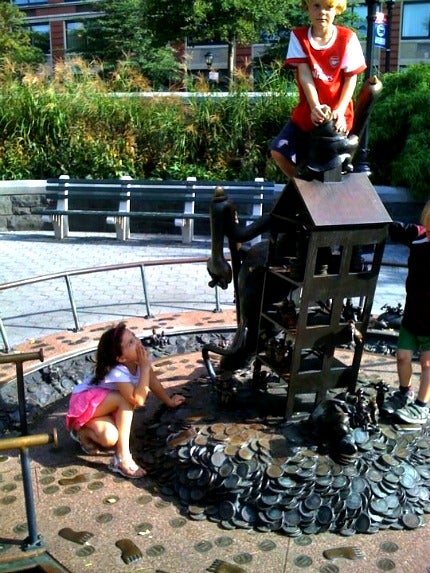 The Real World Penny Park Tom Otterness Sculpture