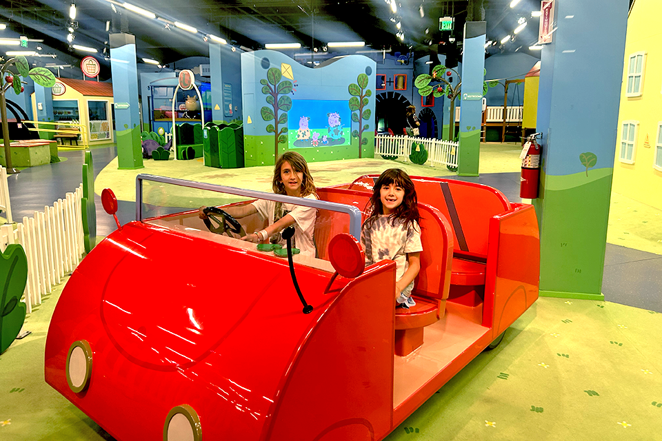 Peppa Pig World of Play Chicago invites kids to step into the whimsical world of the beloved animated series.