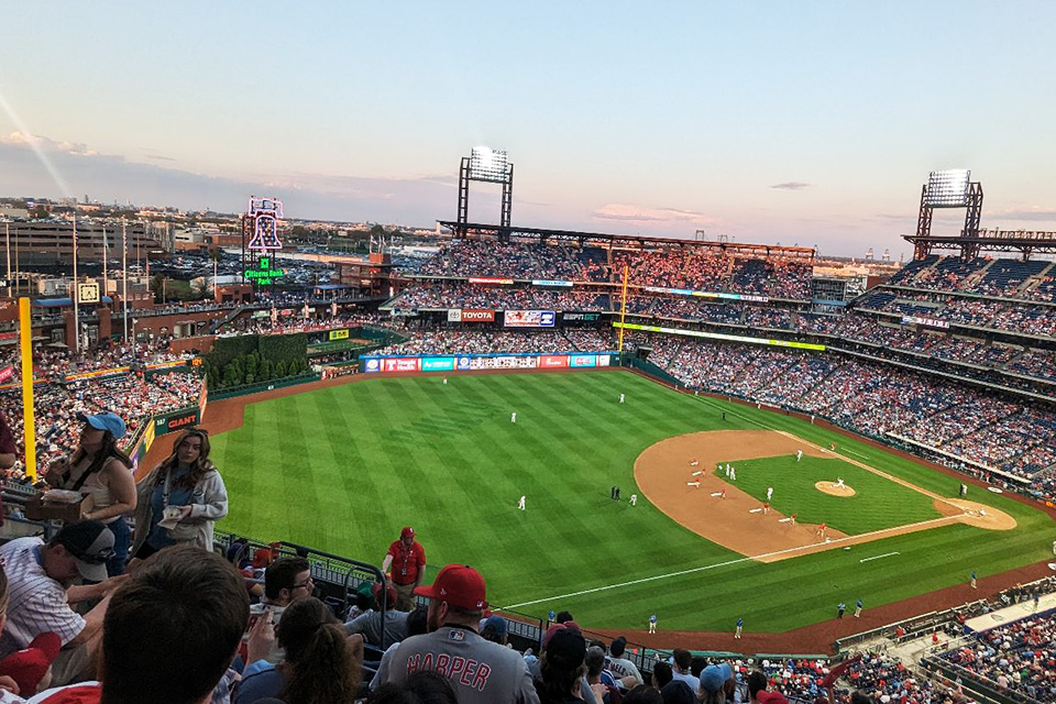 Phillies baseball is a beloved activity, so cheer on the Philadelphia Phillies at Citizens Bank Park! 