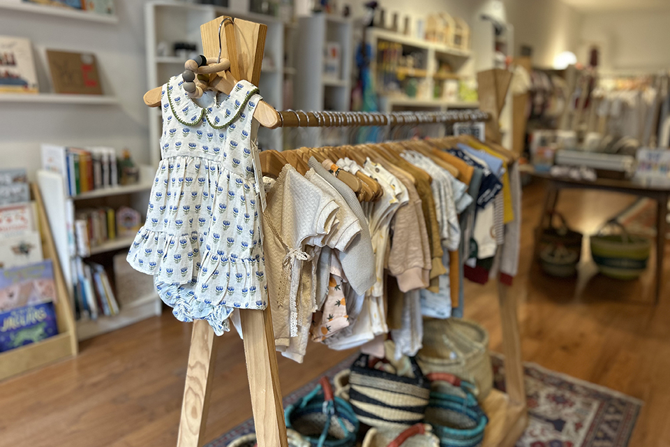 Minnow Lane is an expertly curated, eco-friendly Fishtown boutique for sustainability-conscious parents.  Photo courtesy Minnow Lane