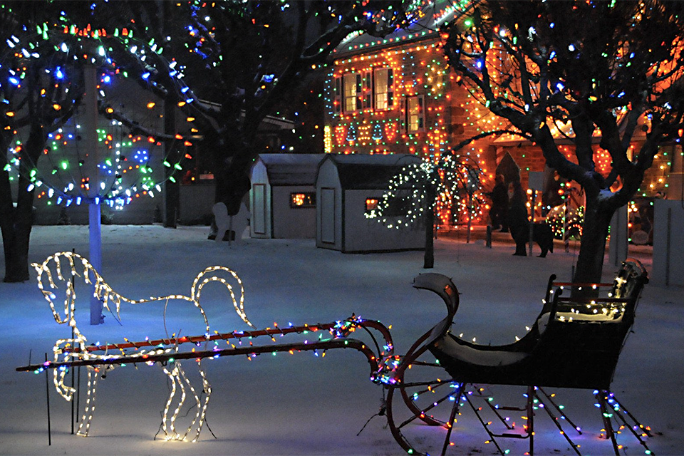 Experience the nationally renowned Winter Wonderland at Koziar's Christmas Village. Photo courtesy of Koziar's