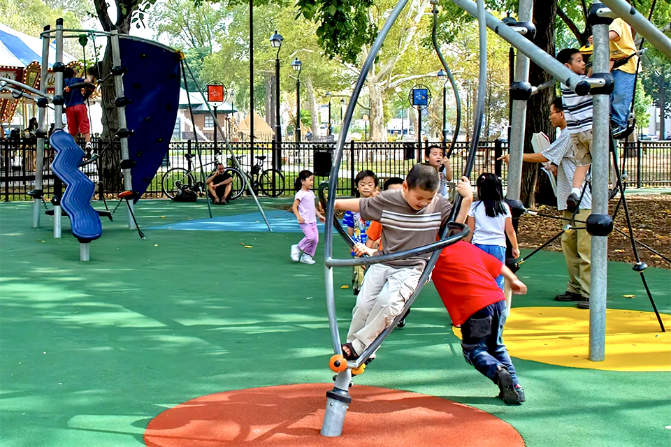 Franklin Square playground.