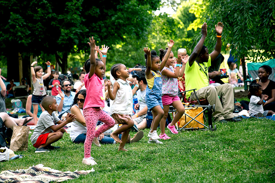 The rain-or-shine Kidchella music festival is back for another great summer of music at Smith Playground. Photo courtesy of Smith Playground