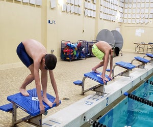 Learn how to dive at Kids on 12th. Photo courtesy of Kids on 12th