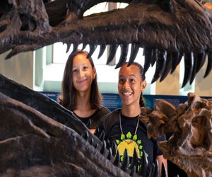 You can't miss Dino Hall at the Academy of Natural Sciences﻿. Photo courtesy of the Academy