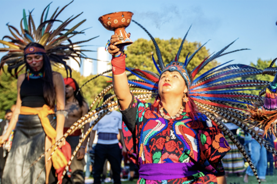 Celebrate Indigenous Peoples Day at Shackamaxon (Penn Treaty Park). Photo courtesy of the event