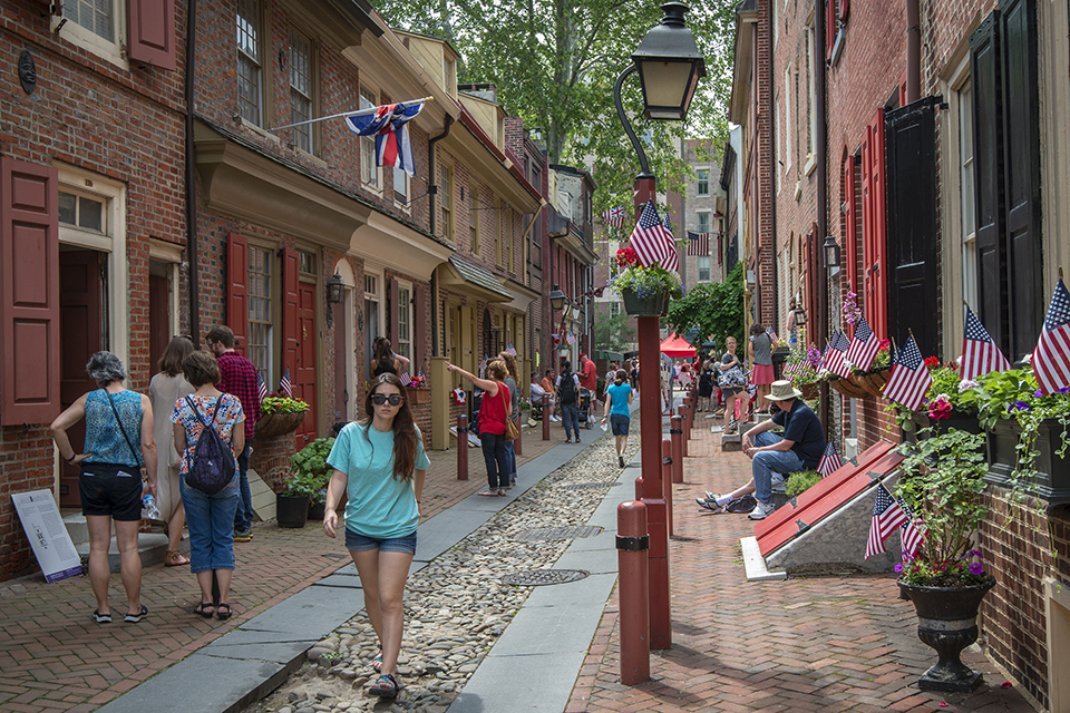 Elfreth's Alley.: Philly Budget-Friendly Weekend Itinerary