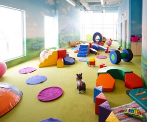 Stay after class for open play! Photo courtesy of Bubbles Academy