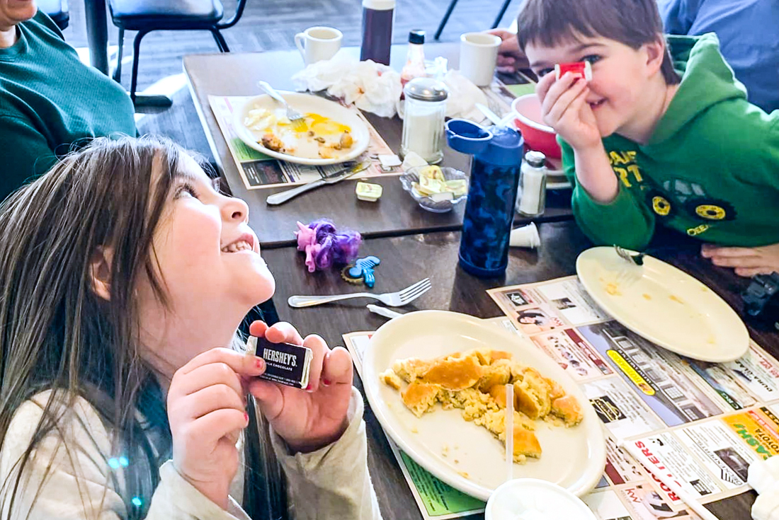 Find a sweet treat for the whole family at the best places for breakfast in Connecticut with kids! Photo courtesy of Hotcakes