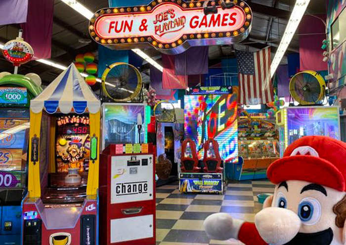 Photo of games at Joe's Playland in Salisbury - Best Arcades in Boston
