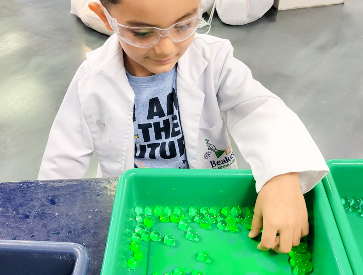 Little Beakers is one of the STEAM classes for preschoolers. Photo courtesy of Little Beakers
