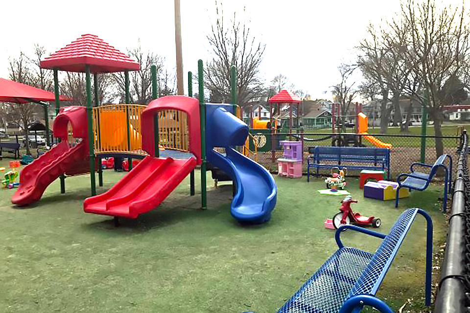 The Wee Play Tot Park located in Memorial Park is perfect for preschoolers