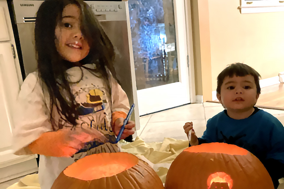 Pumpkin Carving Ideas and Stencils for Halloween: Let kids help!