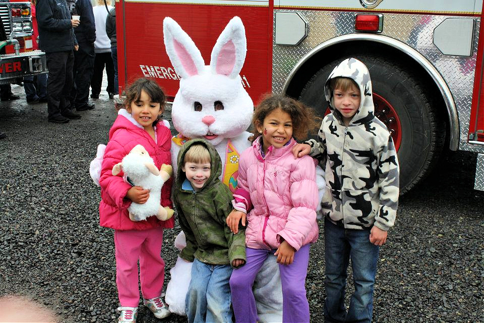 Meet the bunny himself at the Quakertown Easter Egg Hunt. Photo courtesy of Borough of Quakertown