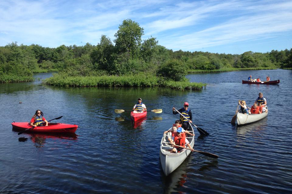 Canoing with the Quogue Wildlife Refuge