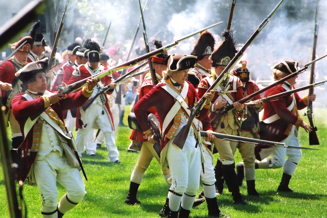 Lexington Battle Reenactment. Photo courtesy of Lexington Historical Society