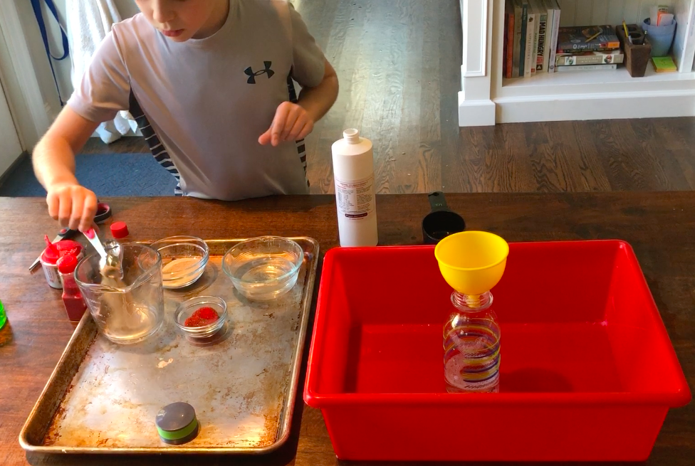 Combine the rest of the ingredients to make reindeer toothpaste.