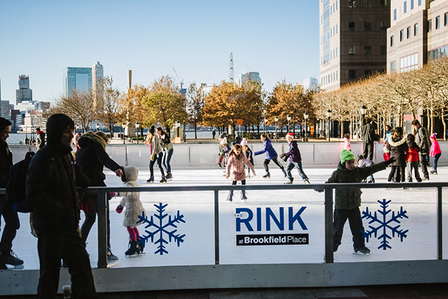 Ice skating rinks in NYC: The Rink at Brookfield Place